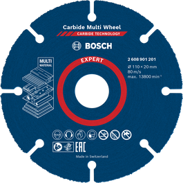 BoschEXPERT 硬質合金多輪切割片 110 毫米。